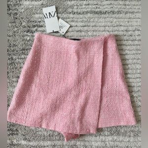 Tweed Pink Skort